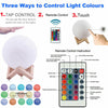 16 Colour Moon Galaxy Lamp USB Night Light Kids Dimmable LED 3D + Remote Control