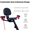 3 IN 1 Folding Magnetic Exercise Bike Home Gym Fitness Bicycle Cycling Machine