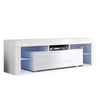 Modern High Gloss TV Unit Cabinet Stand Sideboard Entertainment Center LED Light