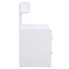 Bedside Cabinet with 2 Drawer Space Save Nightstand Table And Open Storage Shelf