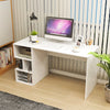 Modern Home Office Desk 140cm Computer Desk Study Writing Table with Bookshelf
