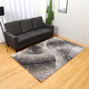 Modern Patterned Shaggy Rug Thick Soft Pile Non-Shed Bedroom Play Room Carpet UK