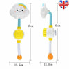 Baby Bath Toy Children rainbow Cloud Spray Water Shower Tub Faucet Bathroom toy