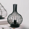 Retro Table Lamp Geometric Wire Industrial LED Light Bulb Bedside Desk Light UK