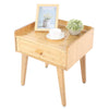 1 Drawer Small Wooden Bedroom Bedside Cabinet Furniture Nightstand Side Table
