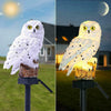 Solar Powered Garden LED Lights Owl Animal Pixie Lawn Ornament Waterproof Lamp