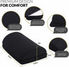 Ergonomic Memory Foam Foot Rest Under Desk Home Office Cushion Pillow Black