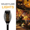 1PC 12 LED Solar Flickering Flame Effect Torch Stake Dancing Garden Light Lamp