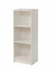 Essentials 3 4 Tier Cube Bookcase Display Shelving Storage Unit Wood Furniture