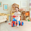 2 IN 1 Kids Tricycle 3 Wheels Toddler Trike Baby Balance Bike W/ Storage & Sound