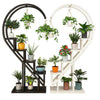 5 Tier Corner Plant Pot Stand Heart-shaped Flower Display Shelf Rack Holder Unit
