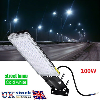 100W LED Street Light Outdoor Garden Floodlight Industrial Highway Road Lamp