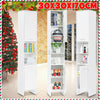 White Bathroom Cabinet Tall Cupboard Furniture Large Tall Storage Unit Home UK