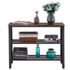 Industrial Style Three-Layer Porch Table Console Table Side/End Table Shelf