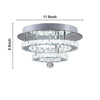 Modern 36W LED Crystal Ceiling Light Kitchen Bed Living Room Crystal Chandelier (With Remote Control)