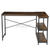 Corner Computer Desk L-shaped PC Table Workstation Home Office Study w/ Shelves