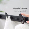 Set Of 3-6 Hooks Coat Clothes Door Holder Rack Hook Wall Hanger