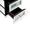 Bedroom Luxury Mirrored Bedside Table Nightstand Unit Cabinet Chest of 3 Drawers