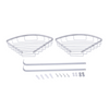 Stainless Steel Shower Caddy Rust Free Bathroom Shelf Corner Organizer Basket