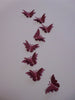 20 3d PEARLESCENT BUTTERFLY TOPPER WALL DECORATION DECOR STICKERS GIRLS ROOM cur