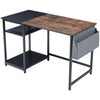 Modern 140cm Home Office Computer Desk Workstation Shelf Storage Unit Work Table
