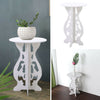 Modern Coffee Tea Table Lamp Stand Flower Plant Rack Round Side End Table Living