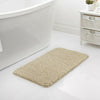 Shaggy Bath Mat Stain Resistant & Machine Washable Anti Slip Backing 50x80cm