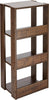 Modern Industrial Bookcase Vintage Retro Display Cabinet Rustic Open Shelf Unit