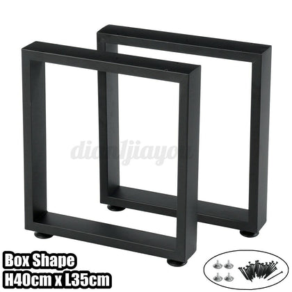 2PCS/SET Industrial Metal Table Legs Steel Furniture Stand for Bench/Coffee Desk