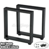 2PCS/SET Industrial Metal Table Legs Steel Furniture Stand for Bench/Coffee Desk
