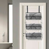 Hanging Storage Basket Rack Over Door Tidy Kitchen Bathroom Space Saving Bin