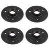 2x 3 Tiers Industrial Iron Pipe Shelf Retro Wall Mounted Shelving without board