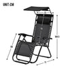 2x Sun Lounger Zero Gravity Chair Garden Folding Recliner Outdoor Portable Patio
