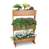 3 Tier Raised Garden Bed Outdoor Planter Flower Vegetables Solid Wood Box Bed UK