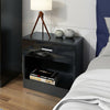 High Gloss 1 Drawer Bedside Table Cabinet Bedroom Furniture Storage Night Stand