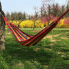 Canvas Hammock Swing Hanging Bed Chair Seat Outdoor Garden Home Camping Travel
