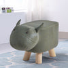 Animal Footstools Upholstered Ottoman Cushion Padded Seat Rest Stool Pouffe Gift