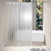 Bathroom Clear Curtain Extra Long Eco-Friendly Washable Shower Curtain 180x180cm