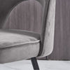 2 4 6 Dining Chairs Velvet Padded Seat Metal Legs Kitchen Dining Room