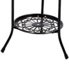 Plant Stand 2 Tier Metal Flower Pots Holder Rack Display Shelf Indoor Outdoor
