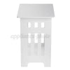 White Bedside Table Cabinet Side End Table Organizer Tea Coffee Lamp Plant Stand