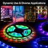 UK 5m LED Strip USB Light IP65 5050 RGB TV LED Strip With Remote Controller