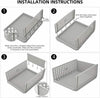 JingPeng Set of 4 Stackable Bedroom Wardrobe Organiser Plastic Storage Box Trays