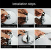 UK High Turbo Pressure Shower Head Chrome Bath Powerful Energy Water Saving NEW