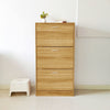Shoe Cabinet Storage Unit Wooden Shoe Rack Stand Cupboard 2 3 Drawer Organiser