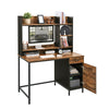 Computer Desk with Shelf Unit, Office Desk with Cabinet and Drawer New LWD65X