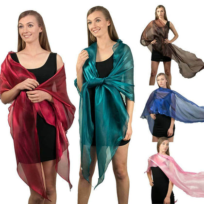 Ladies Long Large Chiffon Neck Scarf Scarves Wrap Soft Stole Shawl Silkly Soft