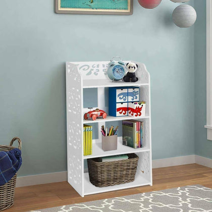 4 Tiers Shoe Rack Storage Shelf Display Stand Organiser Unit Cabinet White