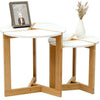 Scandinavian Coffee Table Side Table End Table Solid Wood Legs Home Living Room