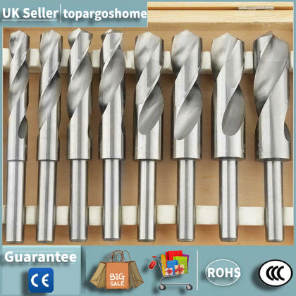 8Pcs HSS Drill Bit HSS Large Twist Shank 14-25mm For Plastic/Stainless/Aluminum
